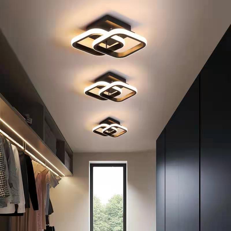 Modern LED Corridor Ceiling Light with Acrylic Design