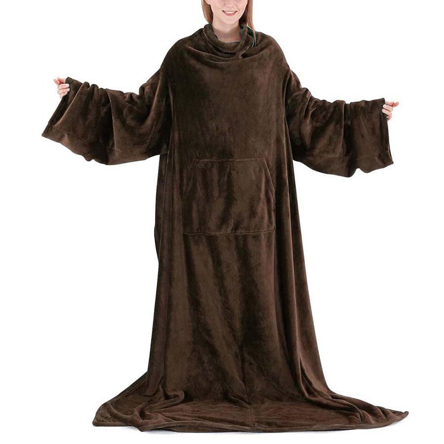 Wearable Blanket with Extra Large Pocket for Comfort