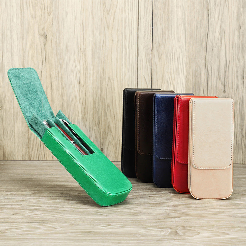 3-Piece Handmade Leather Pen Case Set - product image 7