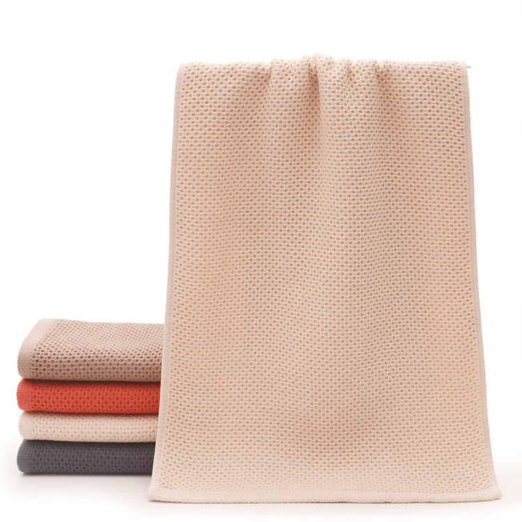 New Cotton Honeycomb Sports Towel for Home Use