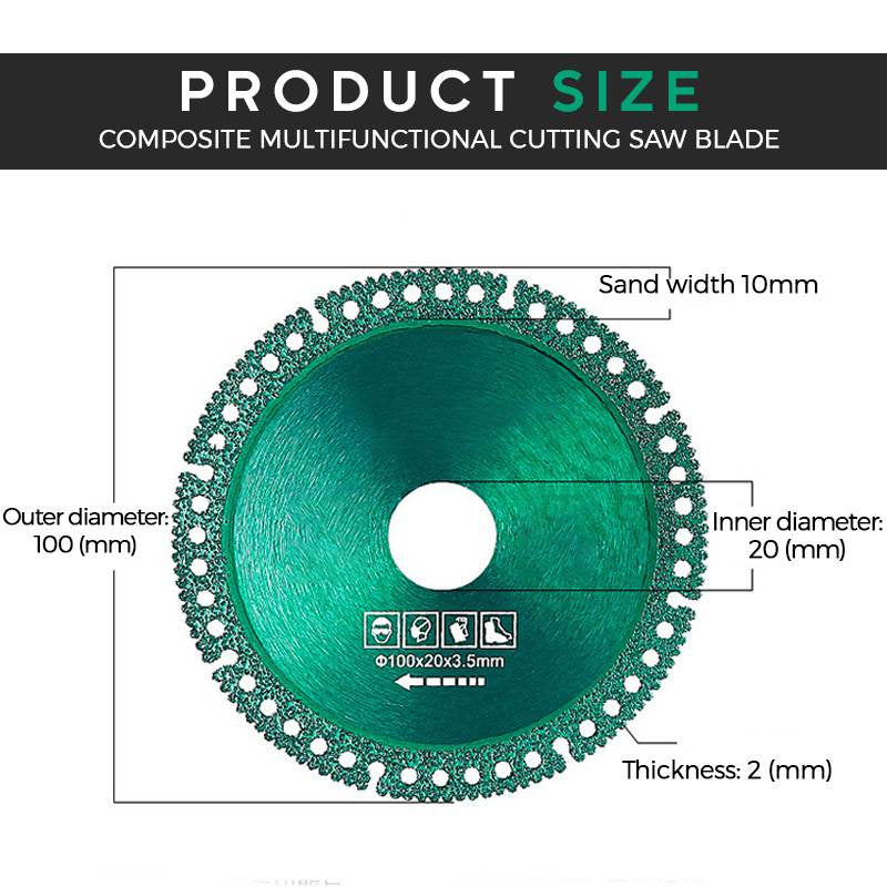 Ultra-Thin Multi-Functional Cutting Disc for Tiles & Glass