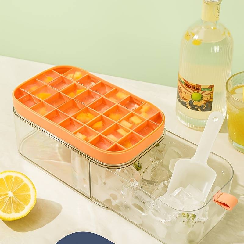 Silicone Ice Cube Mold - 32 Grid Large Capacity Tray