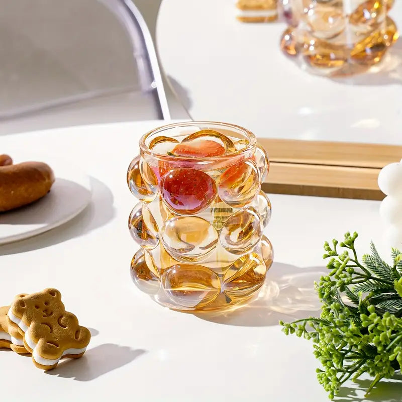 Glass Storage Cup with Crystal Beads - product image 3