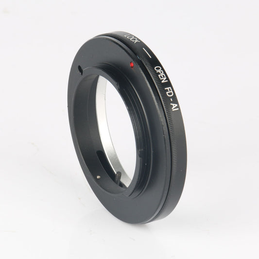 Canon FD Lens to Nikon AI Macro Adapter Ring
