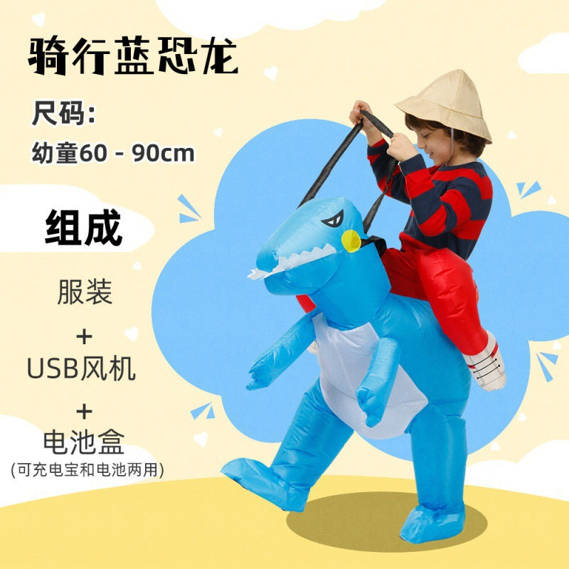 Halloween Inflatable Dinosaur Costume for Kids & Adults