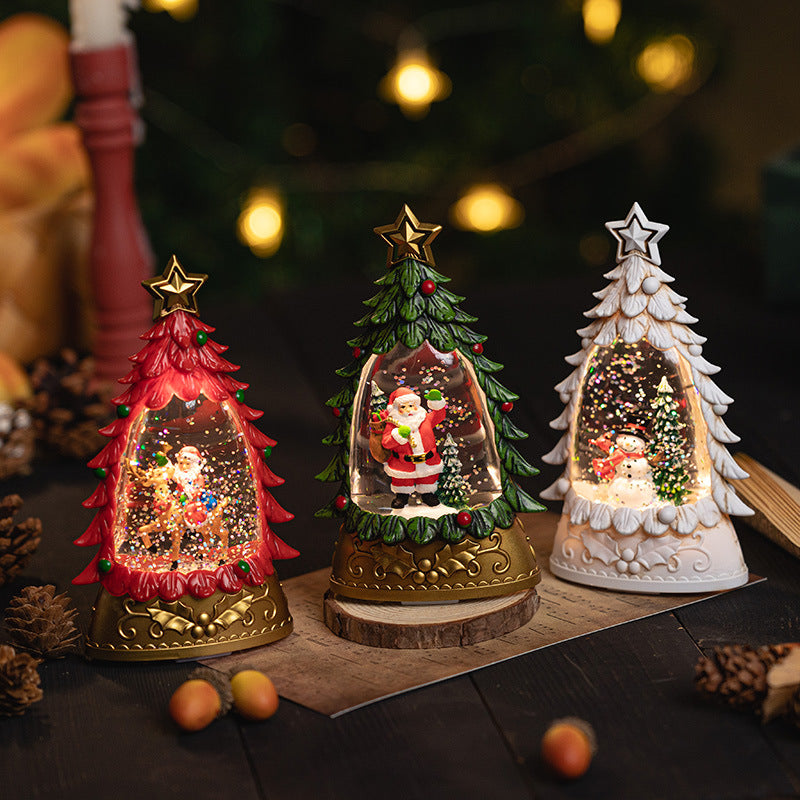 Christmas Scene Snow Globe Crystal Ball Decoration