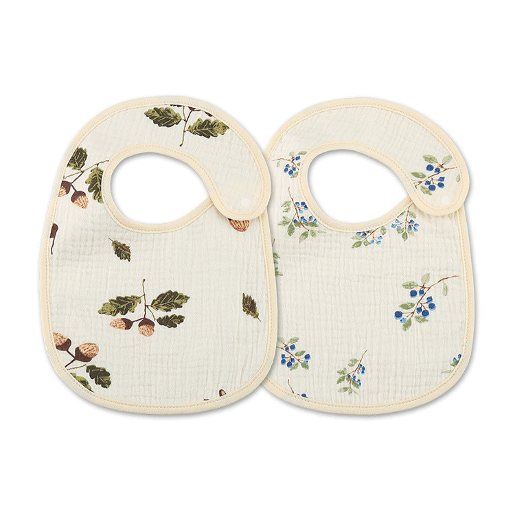 Cotton Gauze Waterproof Kids Bib - product image 8
