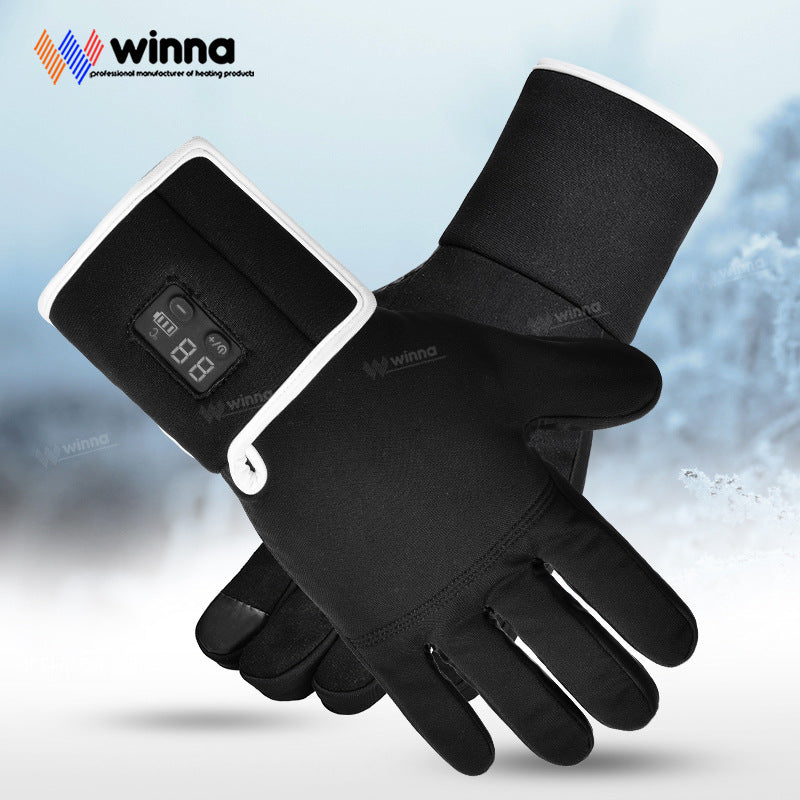 Smart Electric Heated Touchscreen Gloves for Winter Outdoor