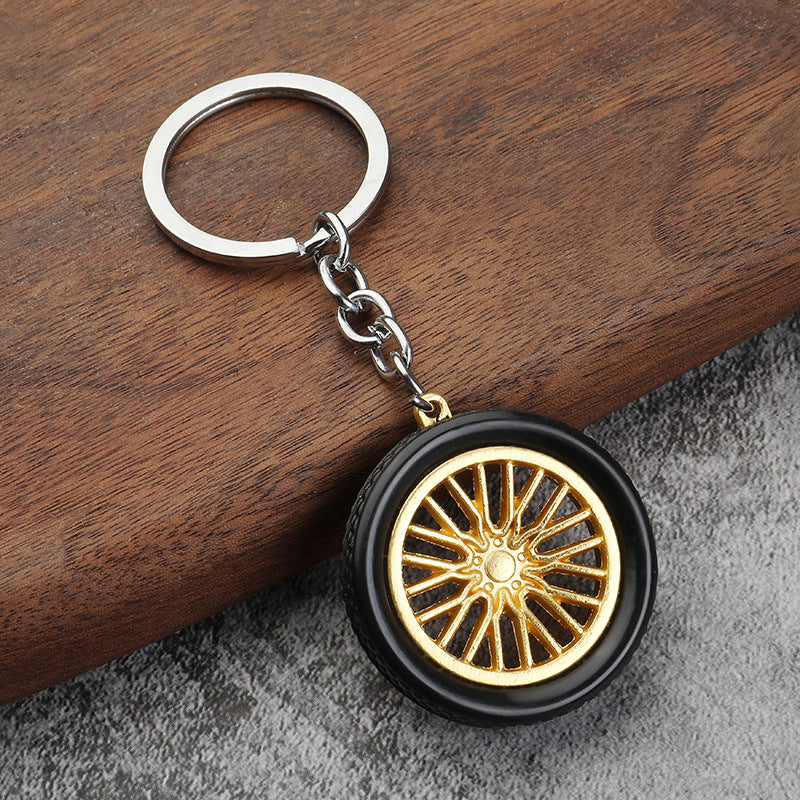 3D Tire Keychain Pendant for Car Decoration Gift