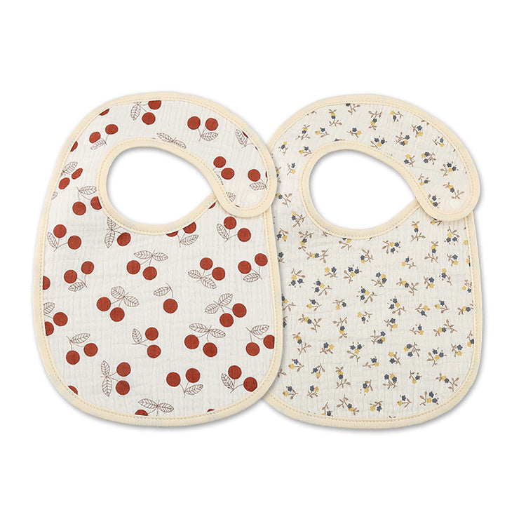 Cotton Gauze Waterproof Kids Bib - product image 13