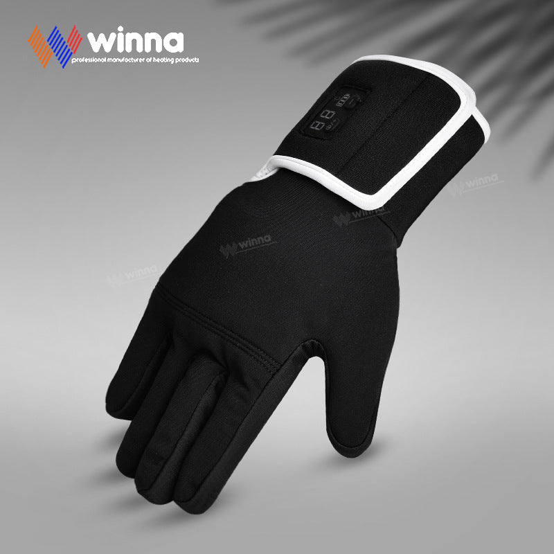 Smart Electric Heated Touchscreen Gloves for Winter Outdoor