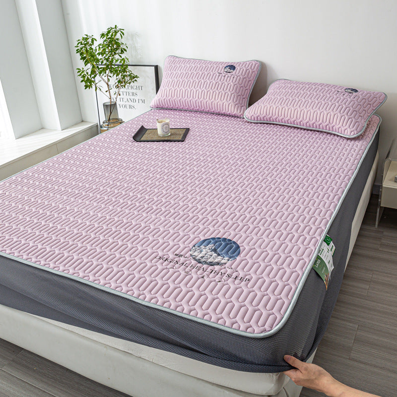 Thickened Latex Cooling Bed Sheet Set for Summer