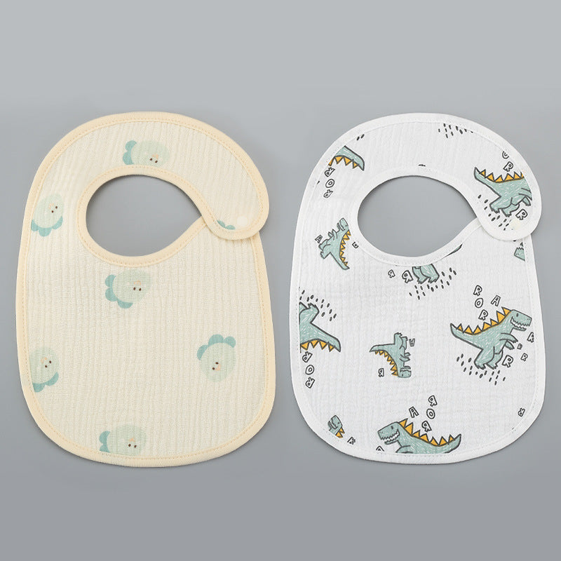 Cotton Gauze Waterproof Kids Bib - product image 32