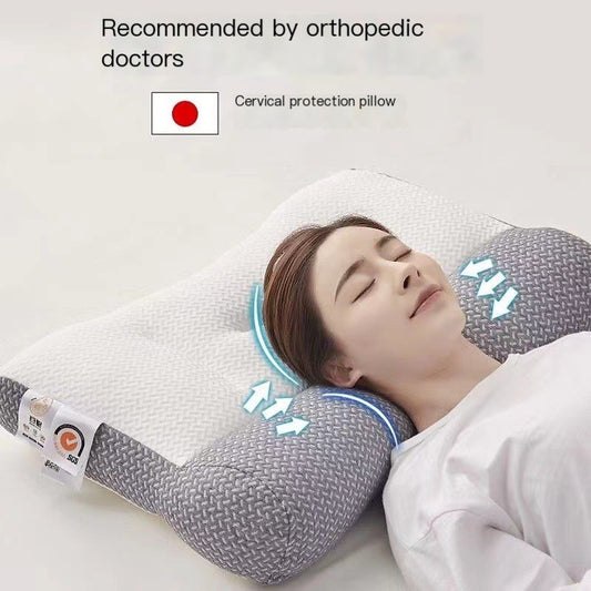 Japanese Orthopedic Neck Pillow for Home Use
