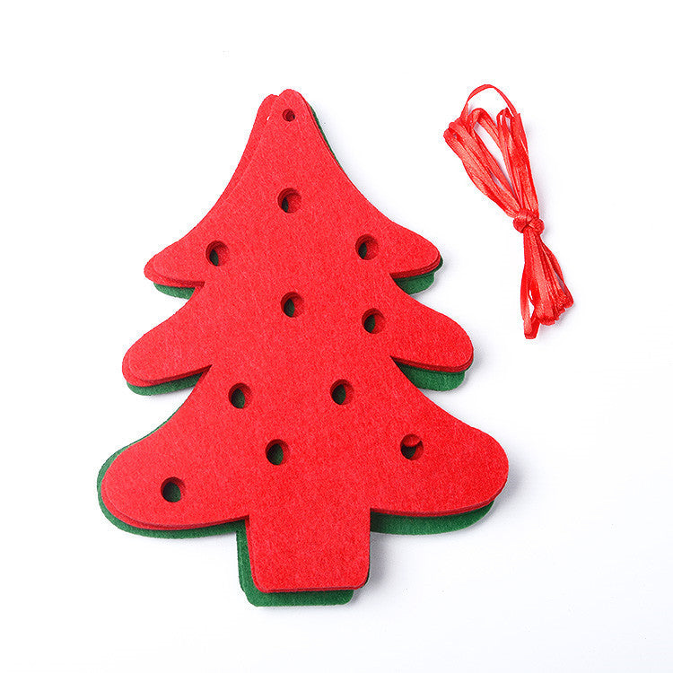 Christmas Triangle Banner Decoration with Letters