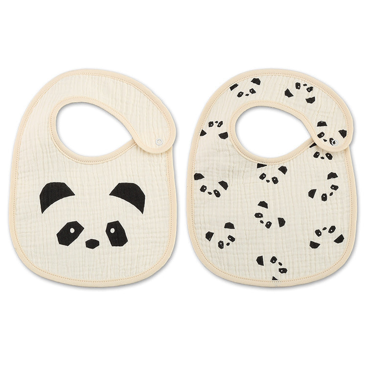 Cotton Gauze Waterproof Kids Bib - product image 5