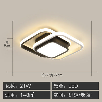 Modern LED Corridor Ceiling Light with Acrylic Design