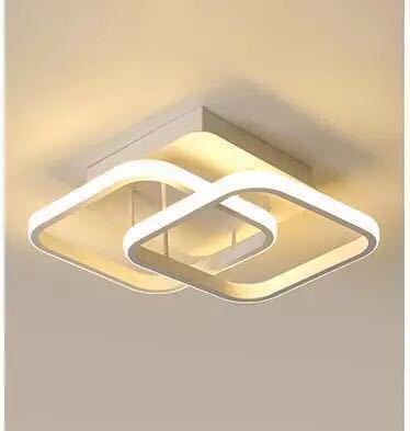 Modern LED Corridor Ceiling Light with Acrylic Design