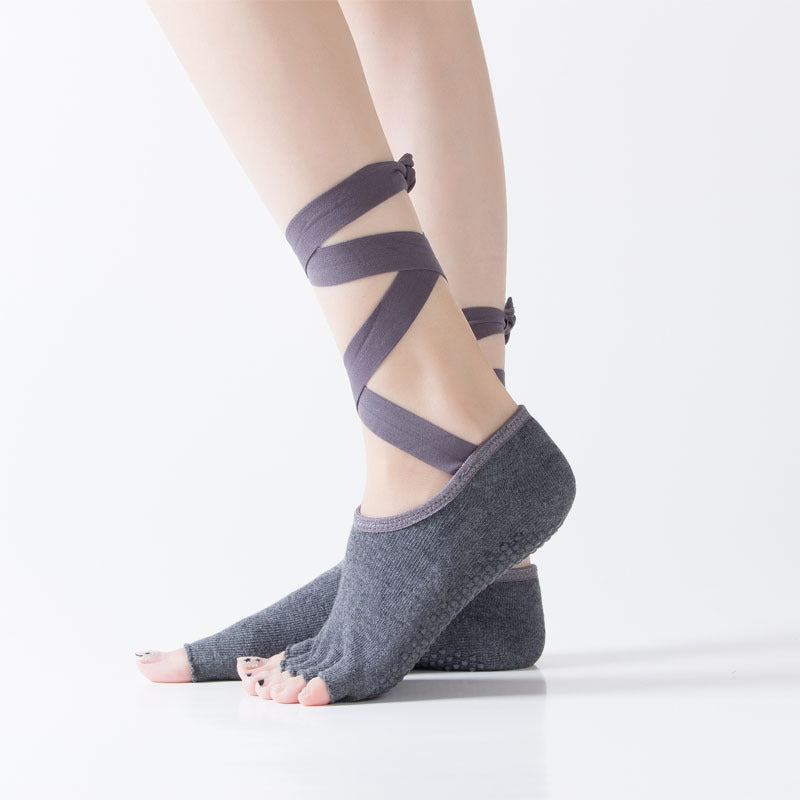 Women's Professional Non-Slip Yoga Toe Socks