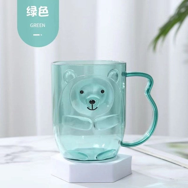 3D Cartoon Cute Little Bear Wash Cup for Home