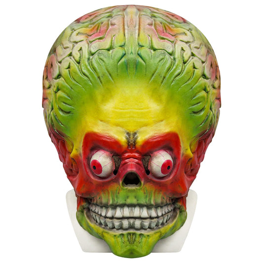Lyxaof Mars Attacks Mask Realistic Brain Alien Mask Full Head Monster Headwear Scary Halloween Cosplay Costume Prop for Adult (Alien Brain)