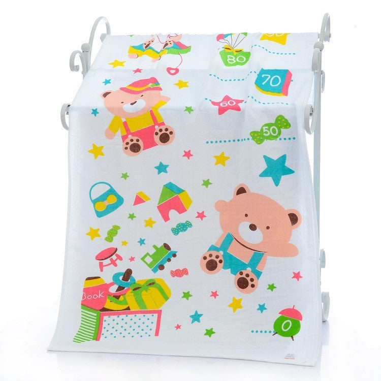 Cartoon Honeycomb Kids Bath Towel - product image 4