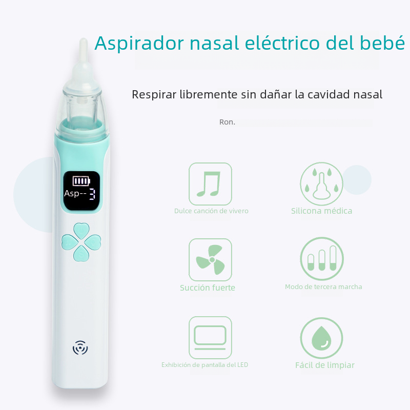 Electric Nasal Aspirator for Infants with Soft Silicone Tip - product image 4