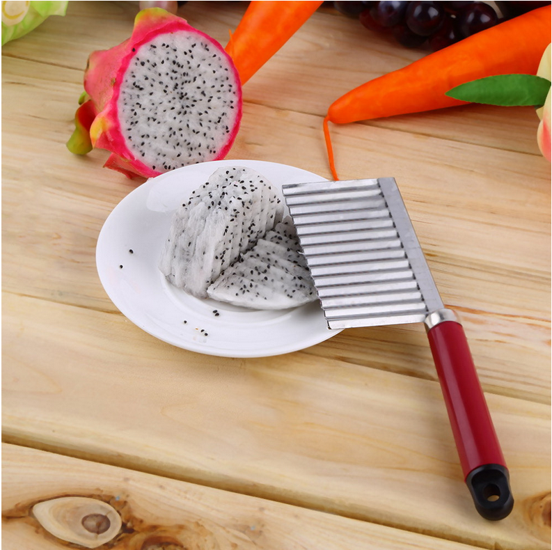 Multi-Functional Stainless Steel Wavy Knife for Vegetables