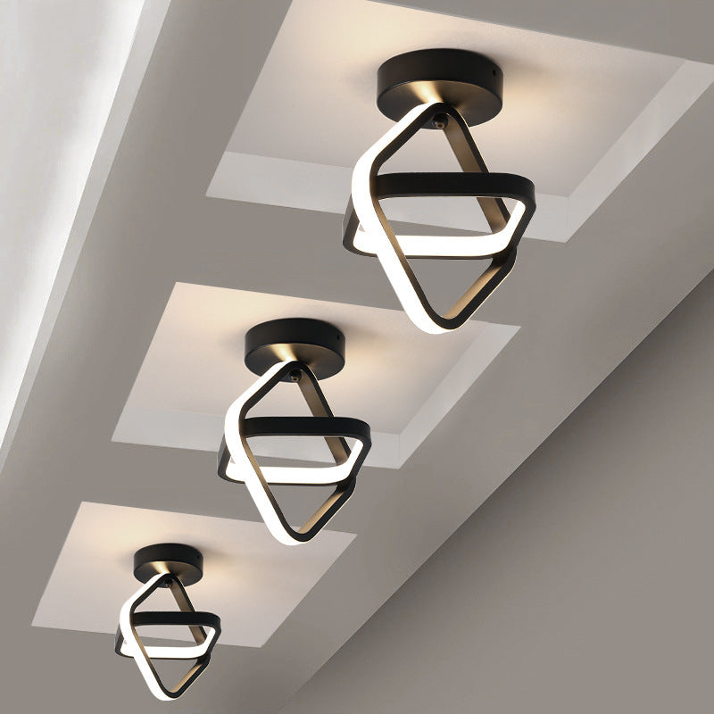 Modern LED Corridor Ceiling Light with Acrylic Design