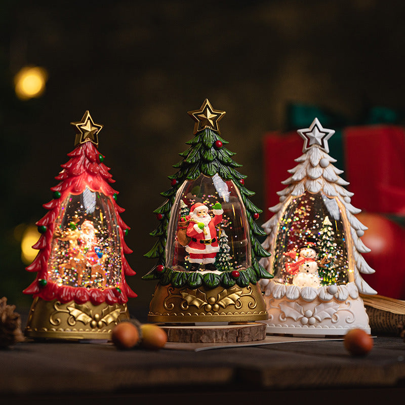 Christmas Scene Snow Globe Crystal Ball Decoration