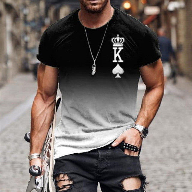 Men's High-Street Graphic T-Shirt