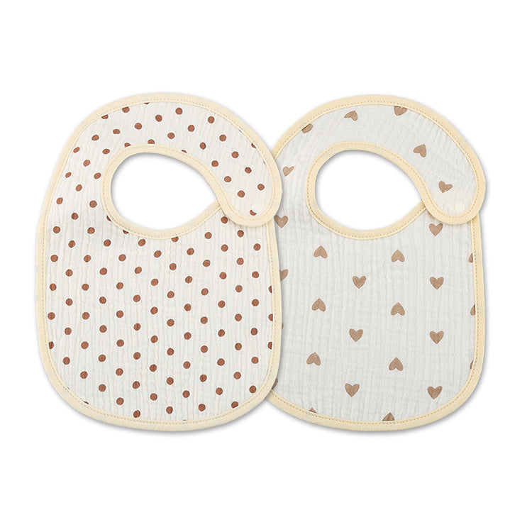 Cotton Gauze Waterproof Kids Bib - product image 25