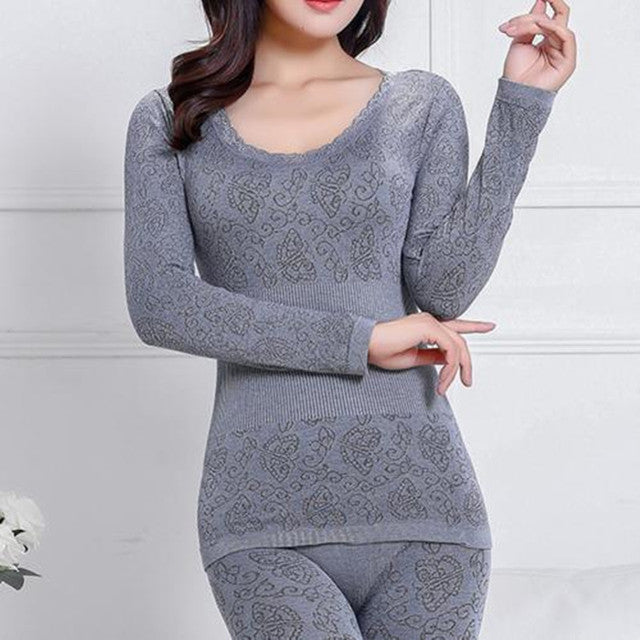 Women's Lace Thermal Underwear Set - product image 5