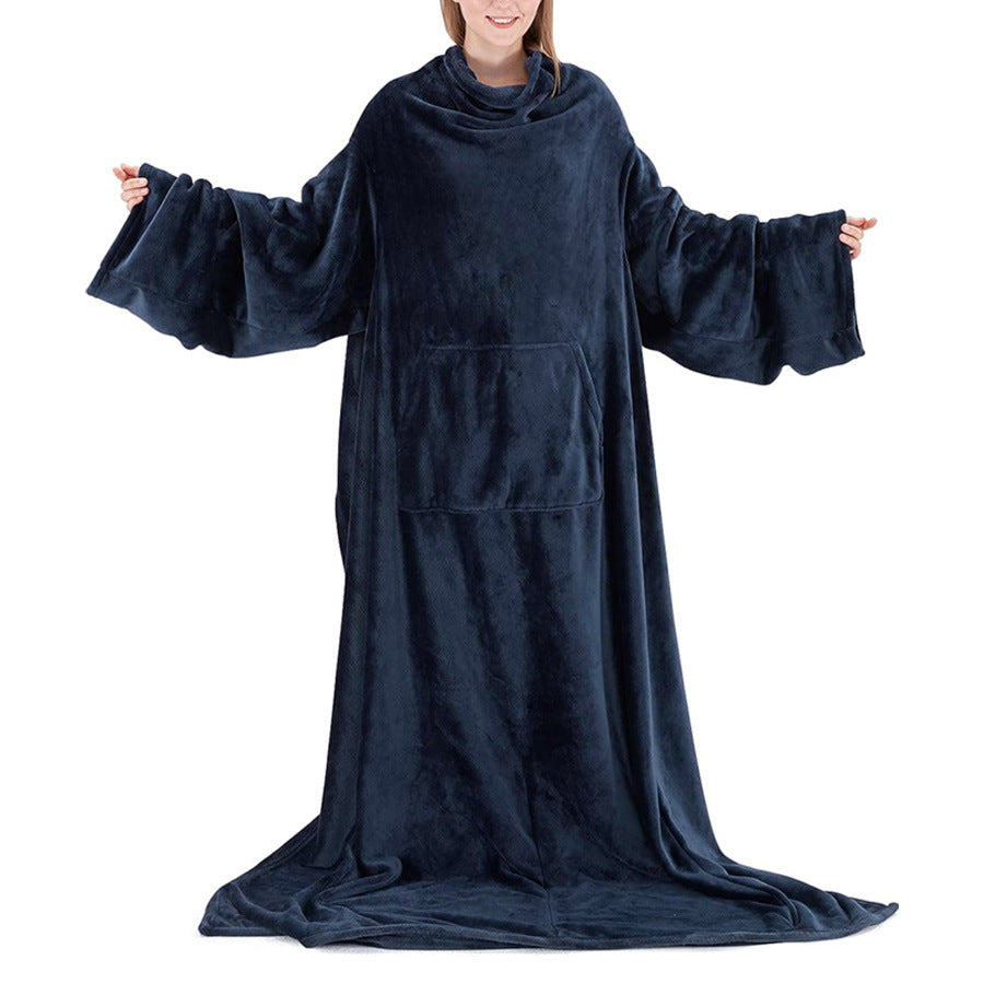 Wearable Blanket with Extra Large Pocket for Comfort
