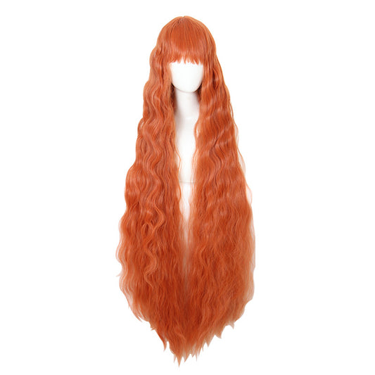 Orange 120cm Corn Scalding Cosplay Wig