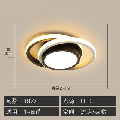 Modern LED Corridor Ceiling Light with Acrylic Design