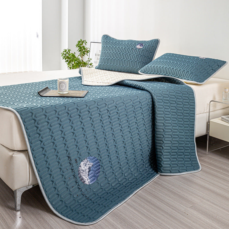 Thickened Latex Cooling Bed Sheet Set for Summer