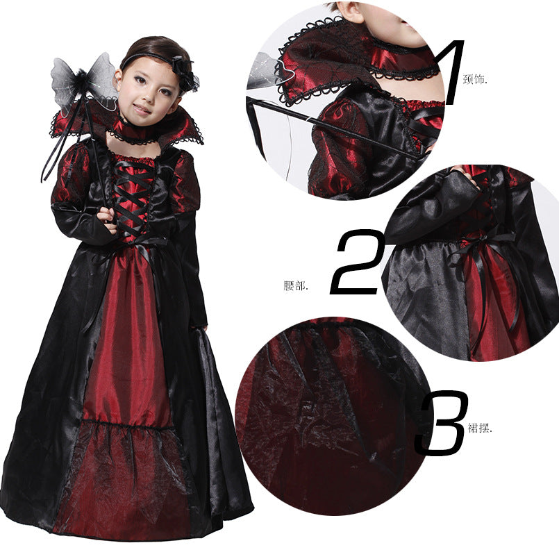 Halloween Cosplay Costume with Christmas Mask and Dress
