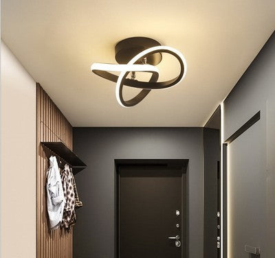 Modern LED Corridor Ceiling Light with Acrylic Design