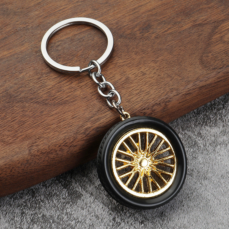 3D Tire Keychain Pendant for Car Decoration Gift