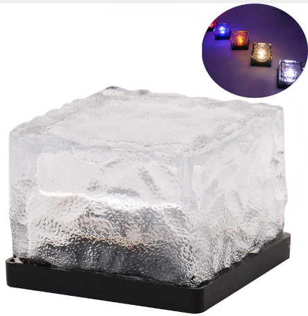 Solar Glass Brick Lawn Light - product image 4