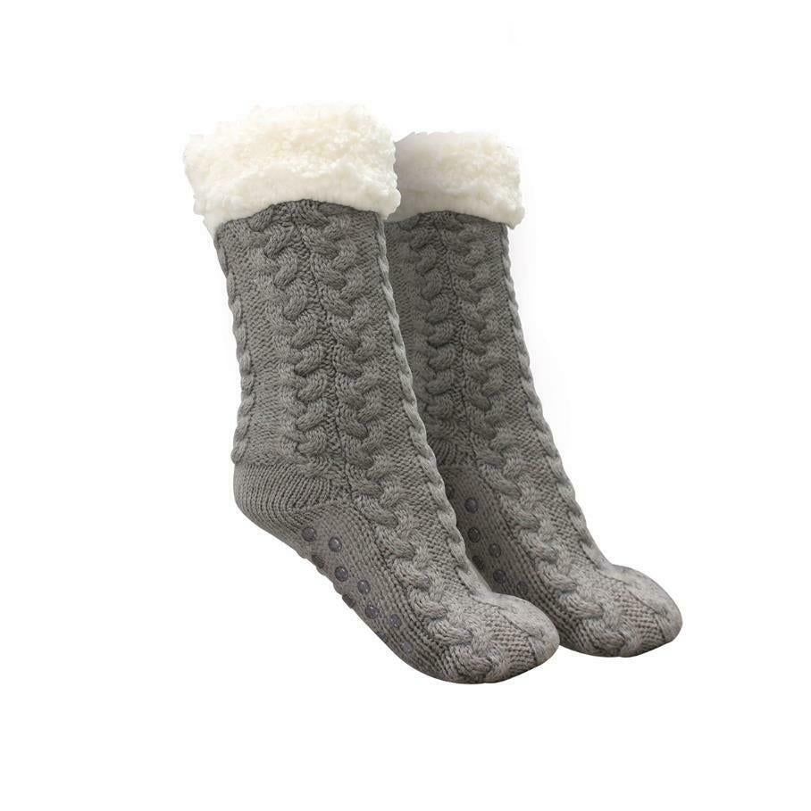 Huggle Slipper Socks - Anti-Freeze, Thick & Warm
