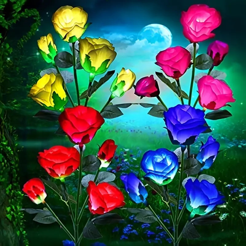 Color-Changing Solar Garden Roses - product image 5