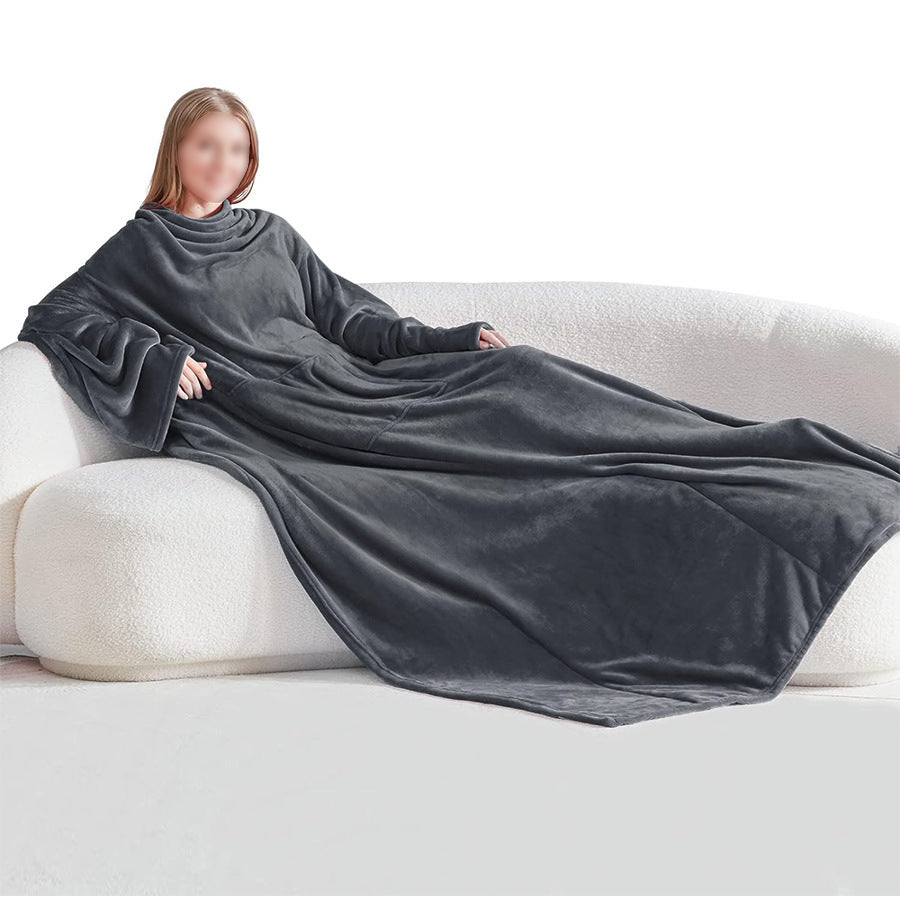 Wearable Blanket with Extra Large Pocket for Comfort