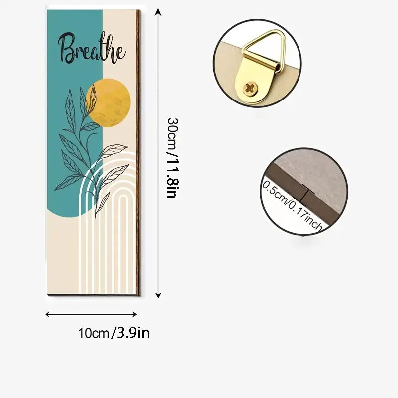 Rustic Bohemian Bathroom Wall Sign - product image 4