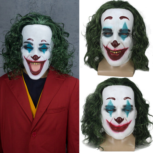 Batman Joker Latex Mask for Halloween Cosplay Costume
