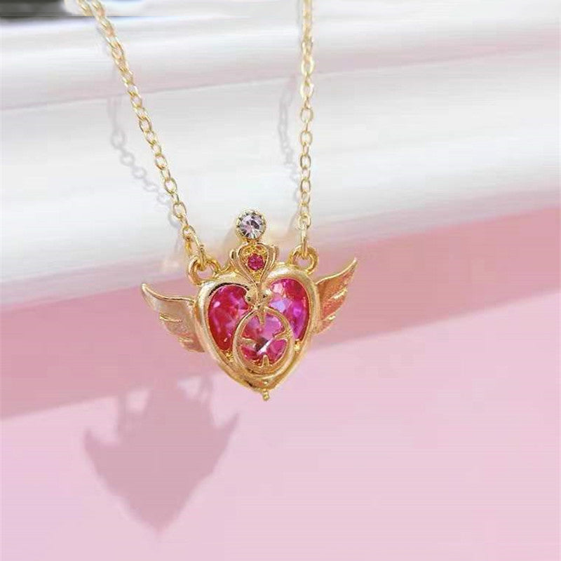 Angel Wings Crystal Necklace - product image 7