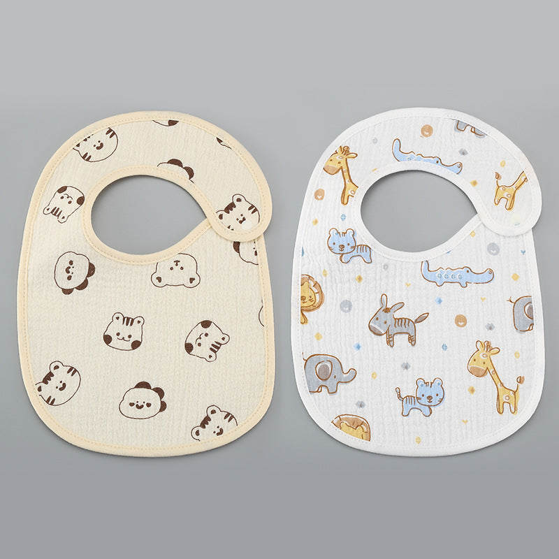 Cotton Gauze Waterproof Kids Bib - product image 24