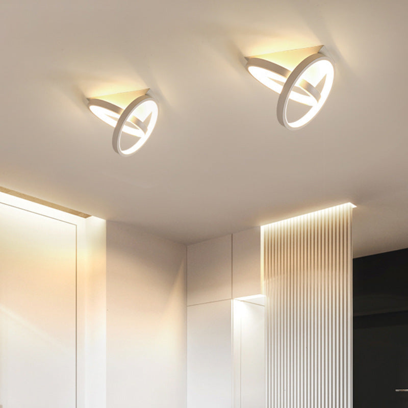 Modern LED Corridor Ceiling Light with Acrylic Design