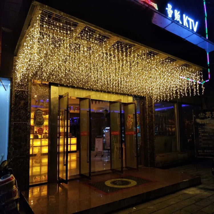 LED Starry Icicle Light String Decorations